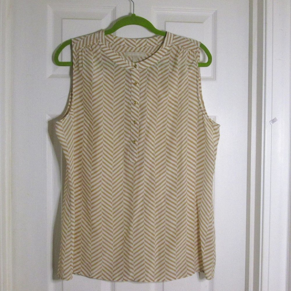 Banana Republic sleeveless silk top